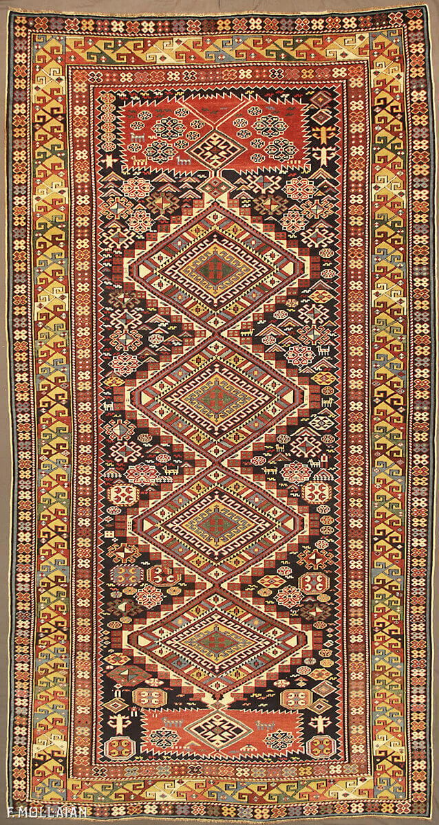 Tappeto di Azerbaigian Antico Karaghashli n°:11258788